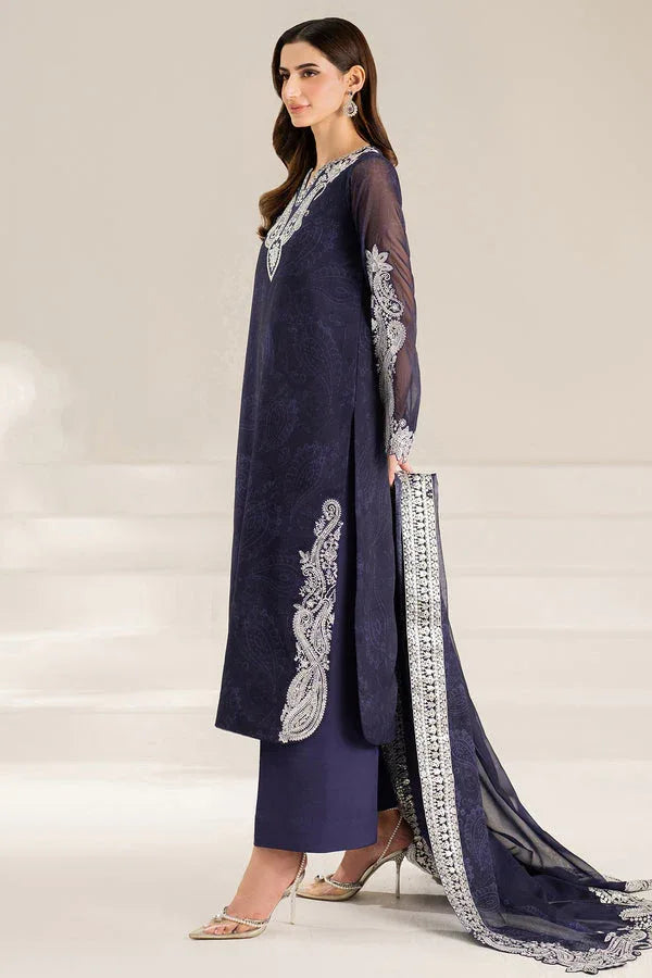 Farasha | Fiorella Formals | Blue Dazzle - Aqsa Fabrics