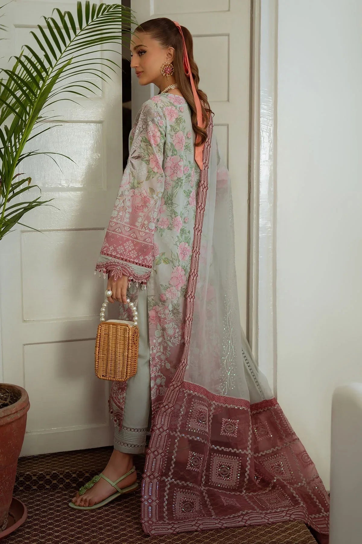 Nureh | Maya Swiss Lawn | NS-147 - Aqsa Fabrics