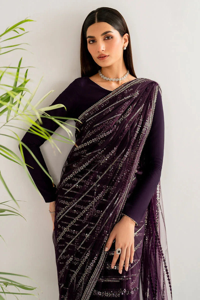 Jazmin | Formals Collection | Raw Silk UR-7026 - Aqsa Fabrics