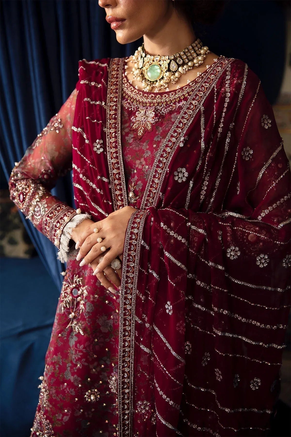Nureh | Elanora Formal 24 | NEL-49-Starla - Aqsa Fabrics