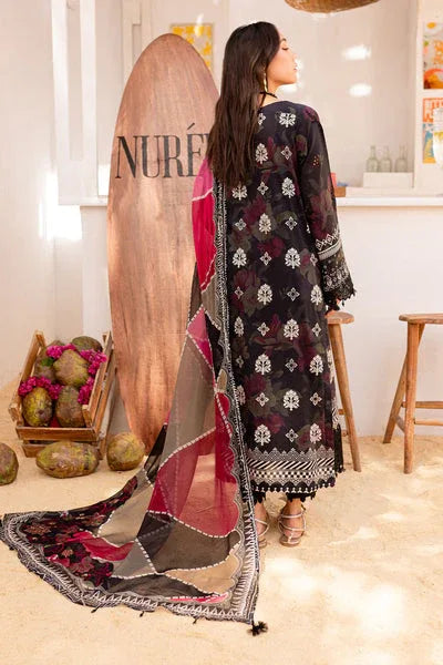 Nureh | Gardenia Lawn 24 | NS-133 A - Aqsa Fabrics