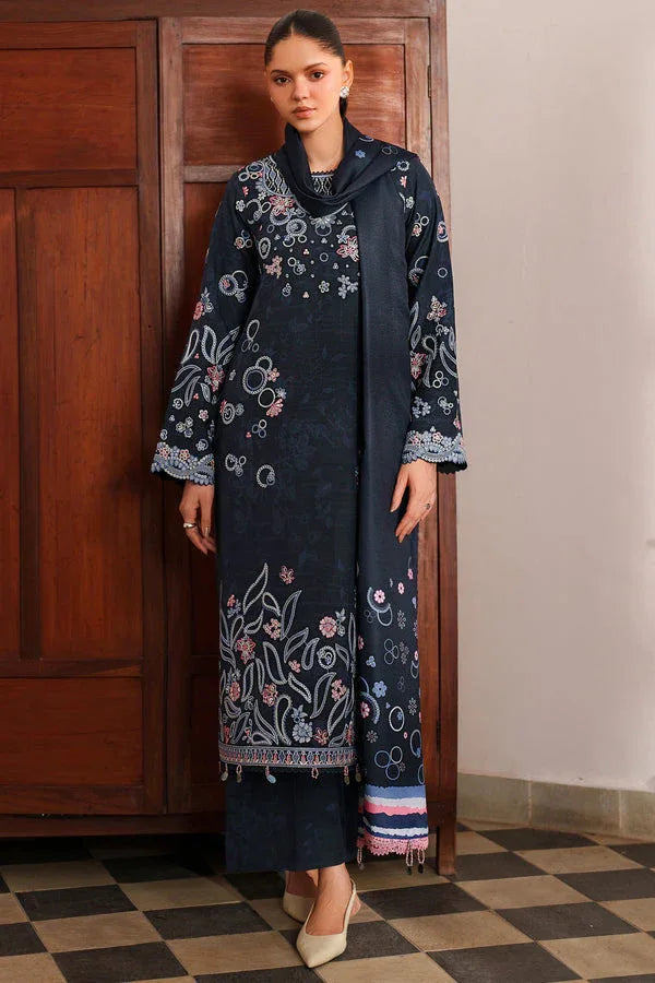 Farasha | Meline Premium Viscose 25 | Night Oak - Aqsa Fabrics