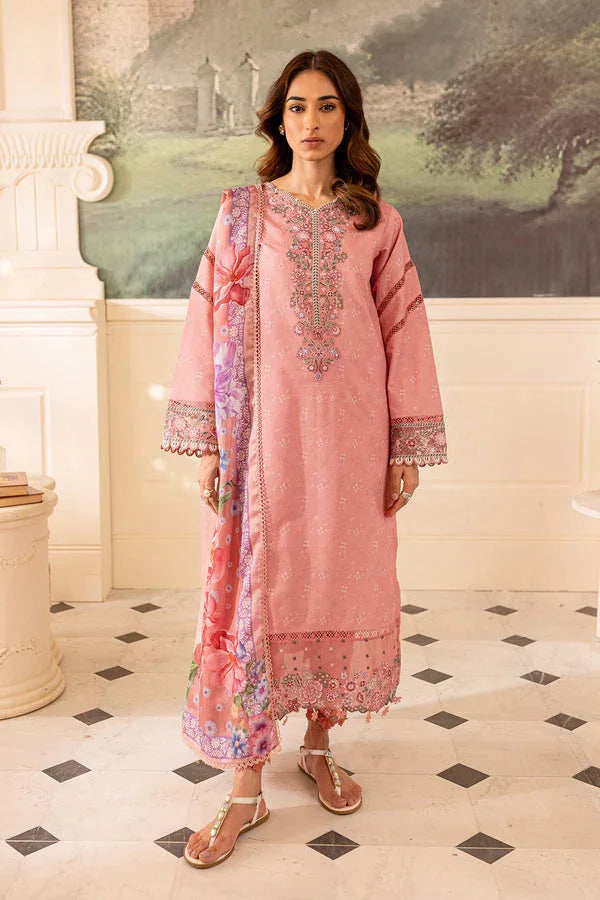 Farasha | Seraya Lawn 24 | FLORA - Aqsa Fabrics