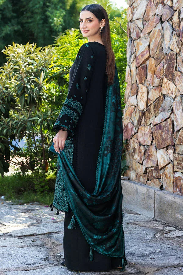 Farasha | Eminence Khaddar 25 | Sepia - Aqsa Fabrics