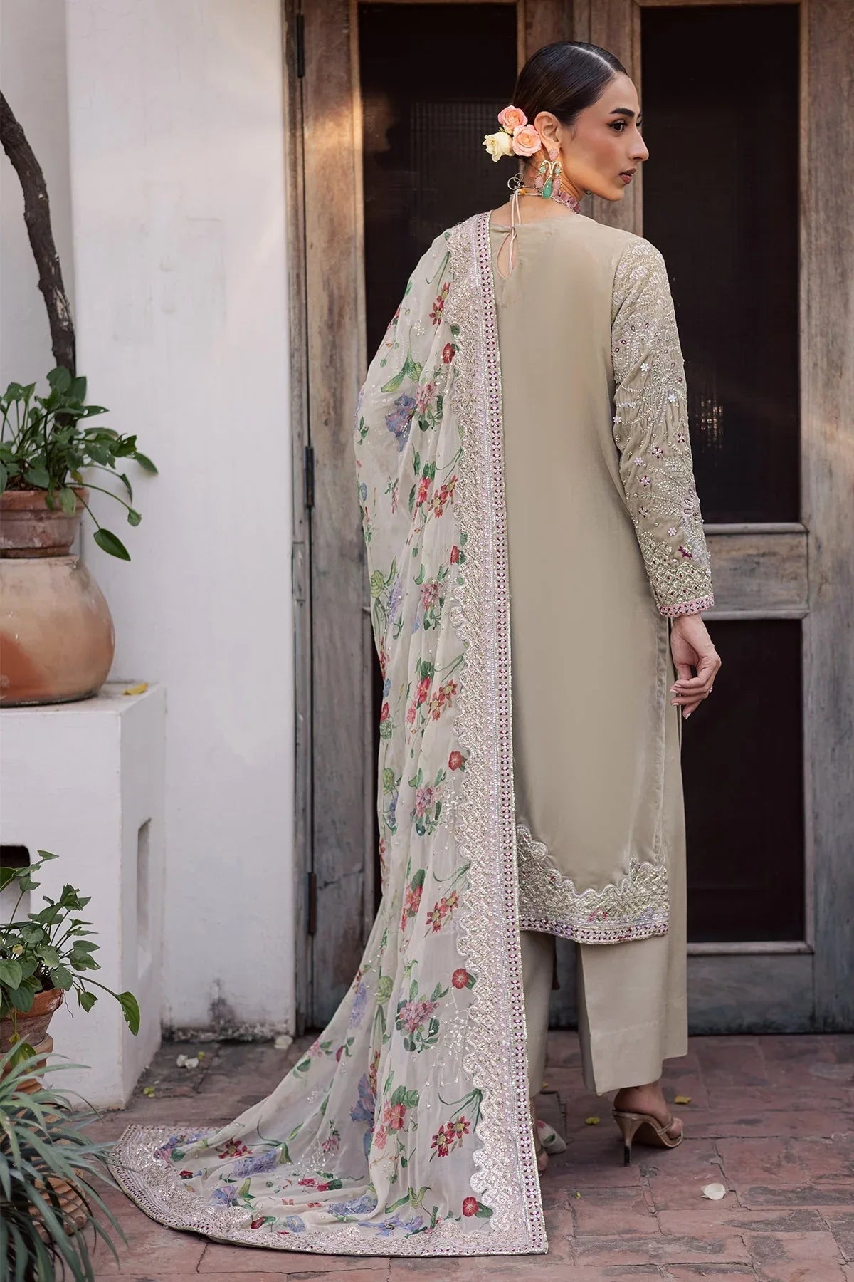 Nureh | Maya Velvet | NW-119 - Aqsa Fabrics