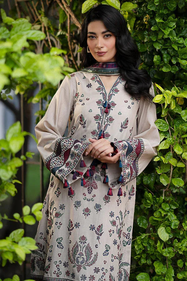 Jazmin | Winter Edition 24 | KHADDAR UW-0059 - Aqsa Fabrics