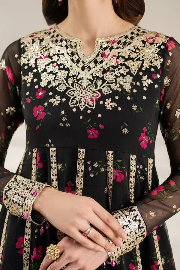 Farasha | Fiorella Formals | Fuchsia Night - Aqsa Fabrics