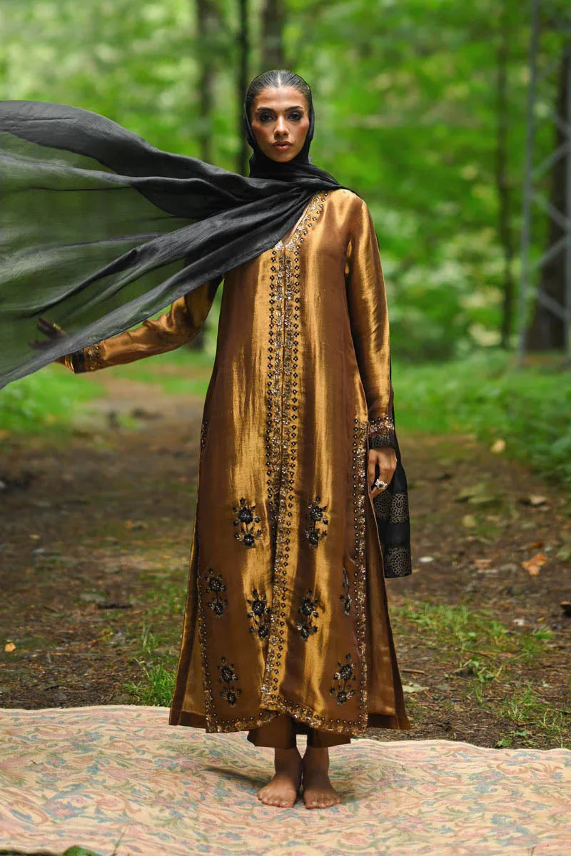 Hue Pret | Farasha Luxury Winter | Nawal - Aqsa Fabrics
