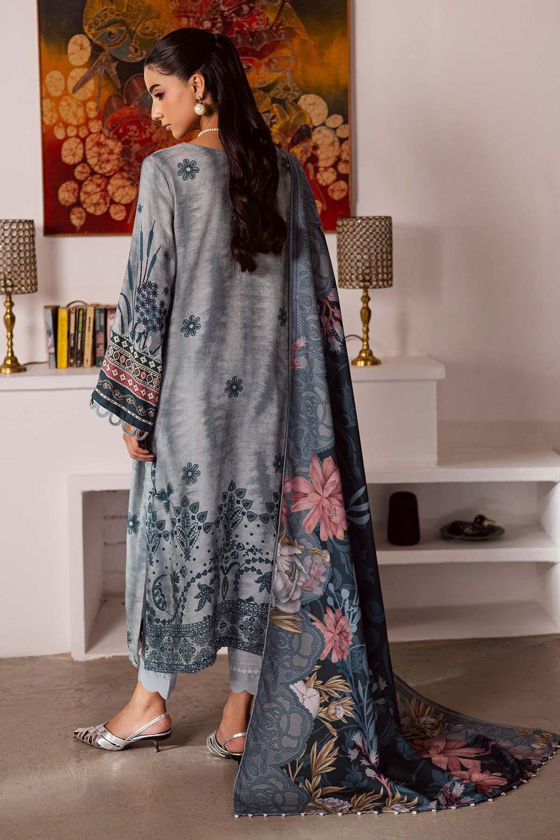 Nureh | Linen Jacquard | SP-193 - Aqsa Fabrics