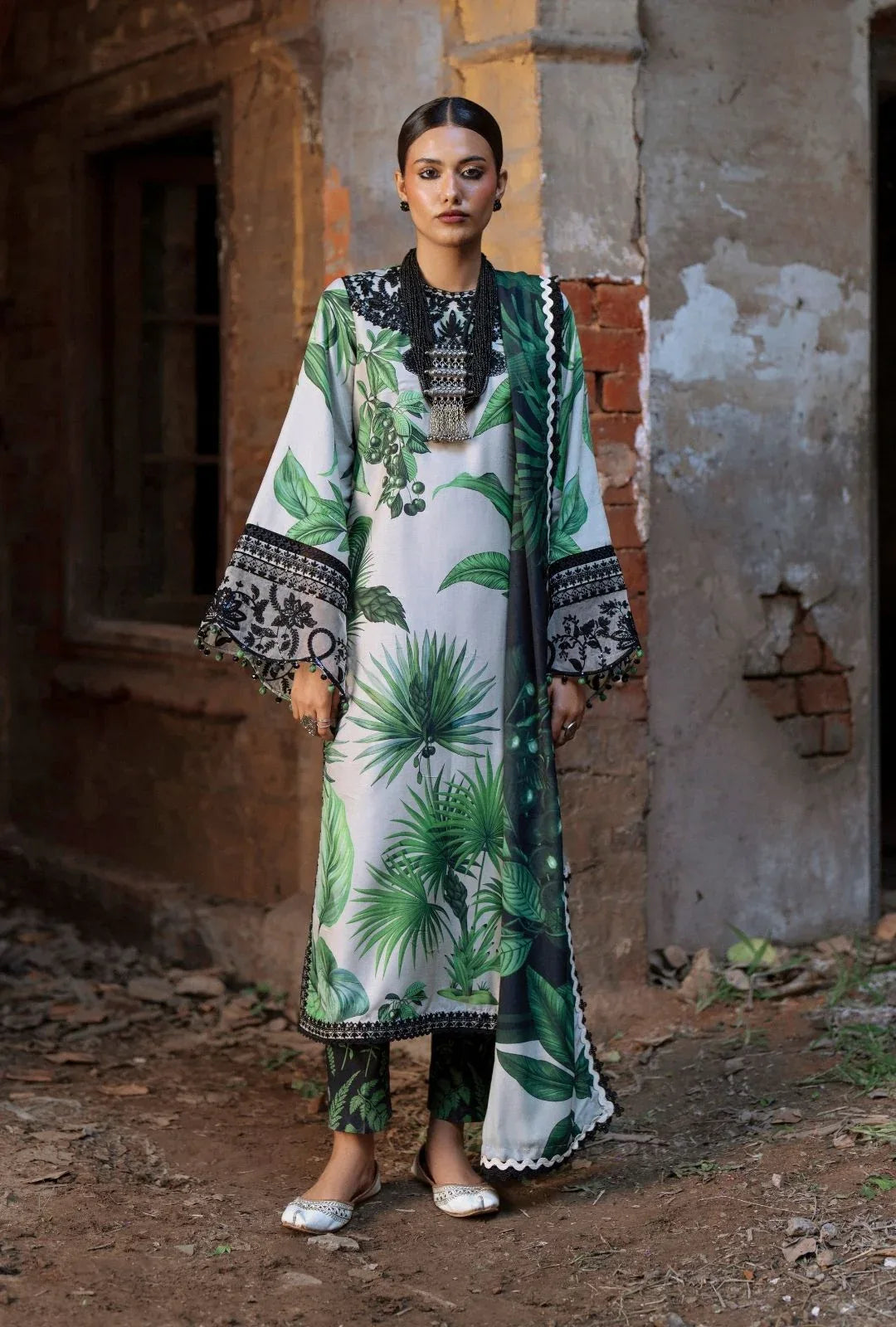 AJR Couture | Sard Sham | Gulbahar - Aqsa Fabrics