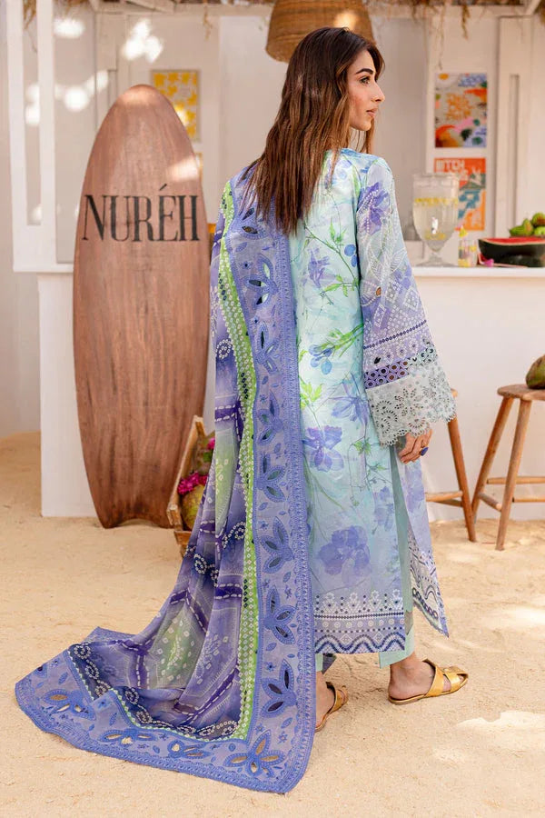 Nureh | Gardenia Lawn 24 | NS-130 A - Aqsa Fabrics
