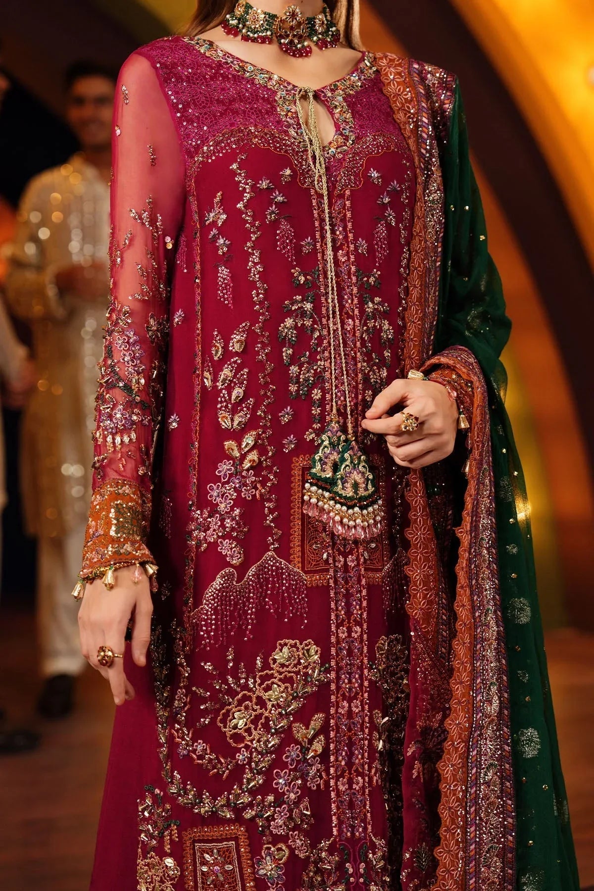 Nureh | Jhoomro 25' | NL-82 Syera - Aqsa Fabrics