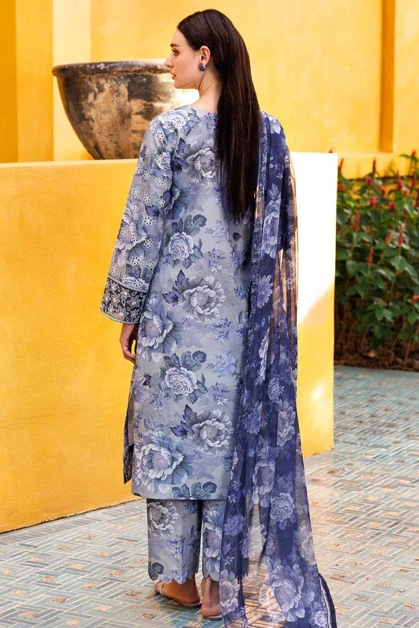 Farasha | Printed Essentials | Serene Haze - Aqsa Fabrics