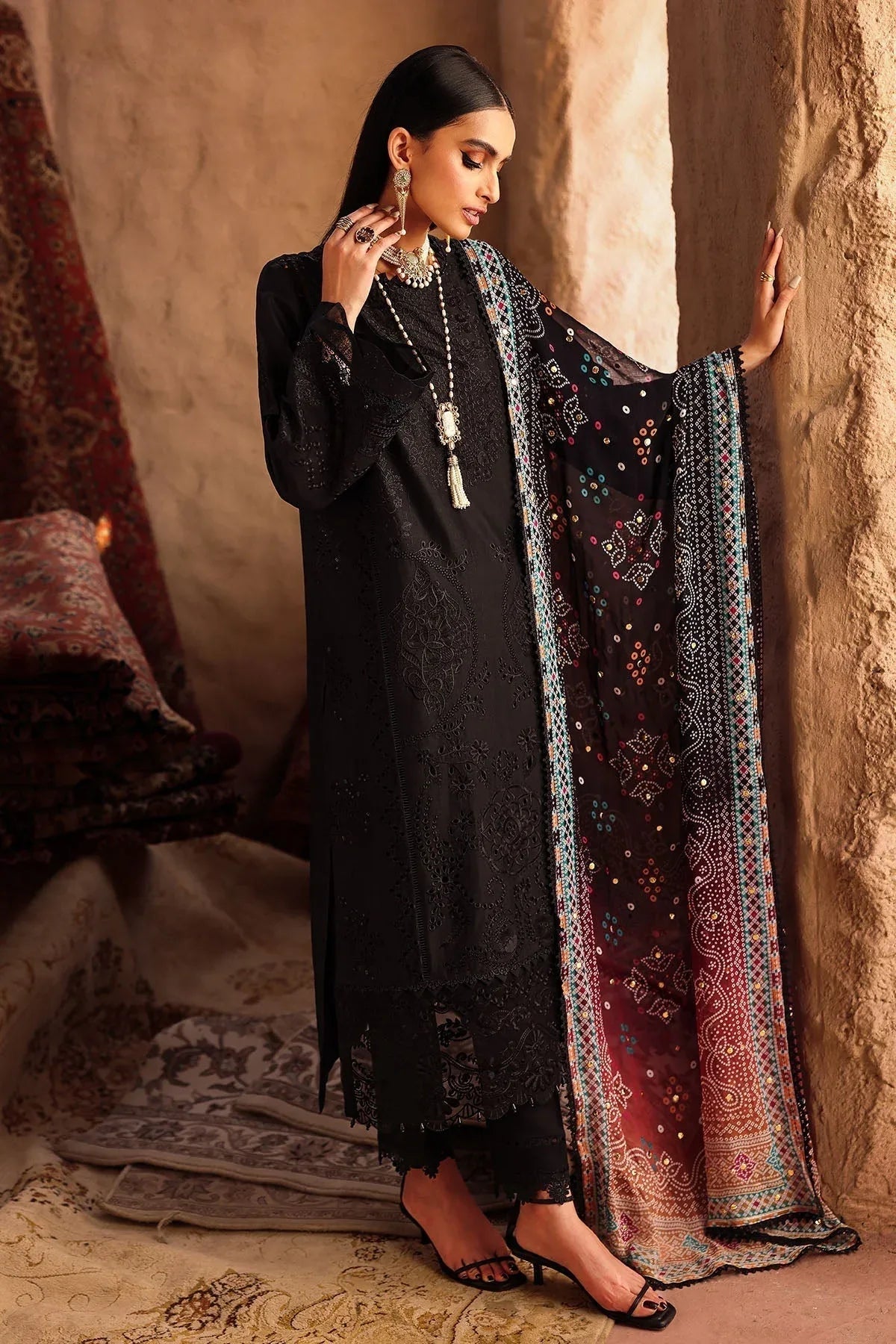 Nureh | Bazaar Lawn | NE-162 - Aqsa Fabrics