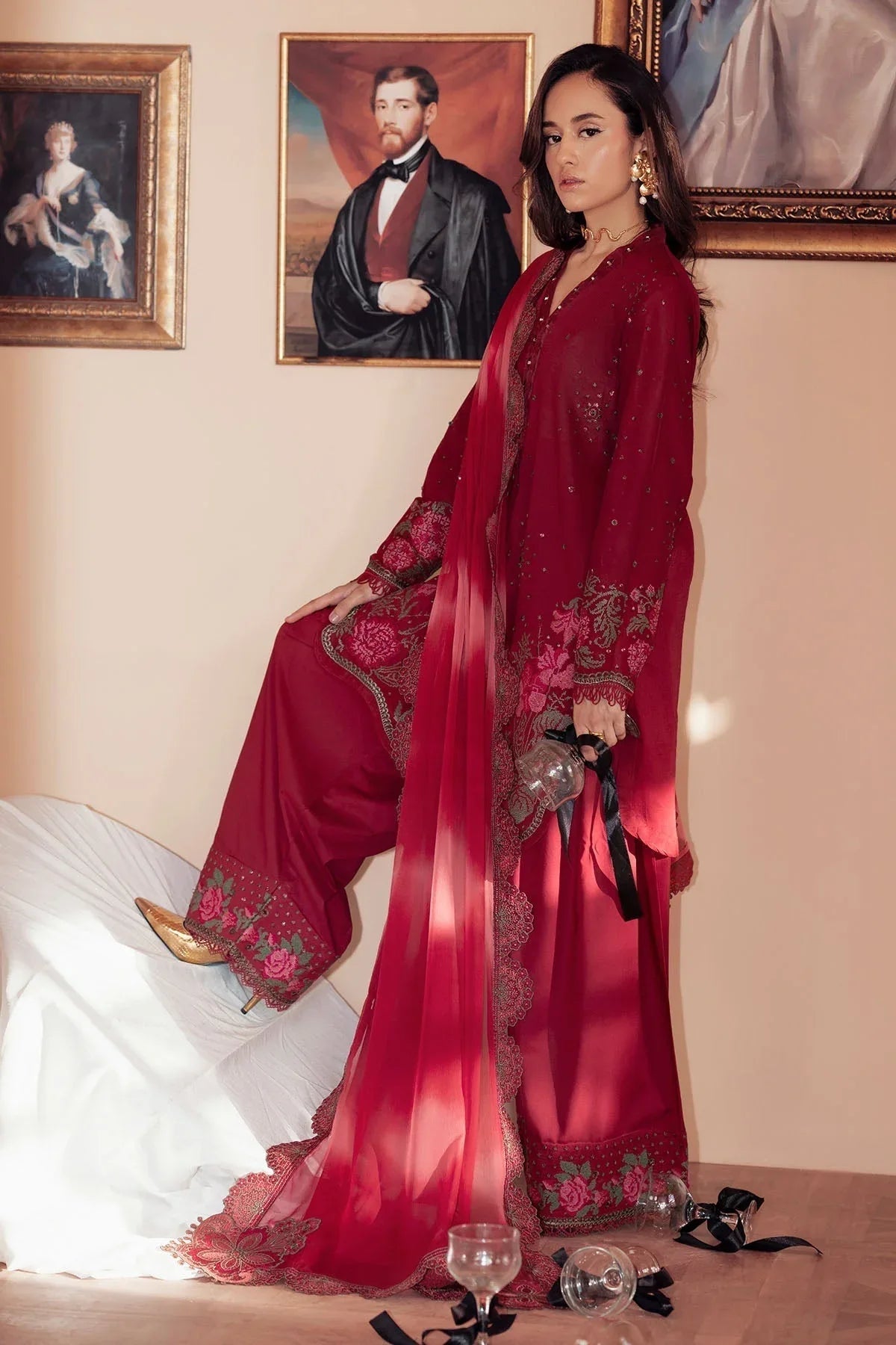 Nureh | Feya Eid Collection | FE-07 - Aqsa Fabrics