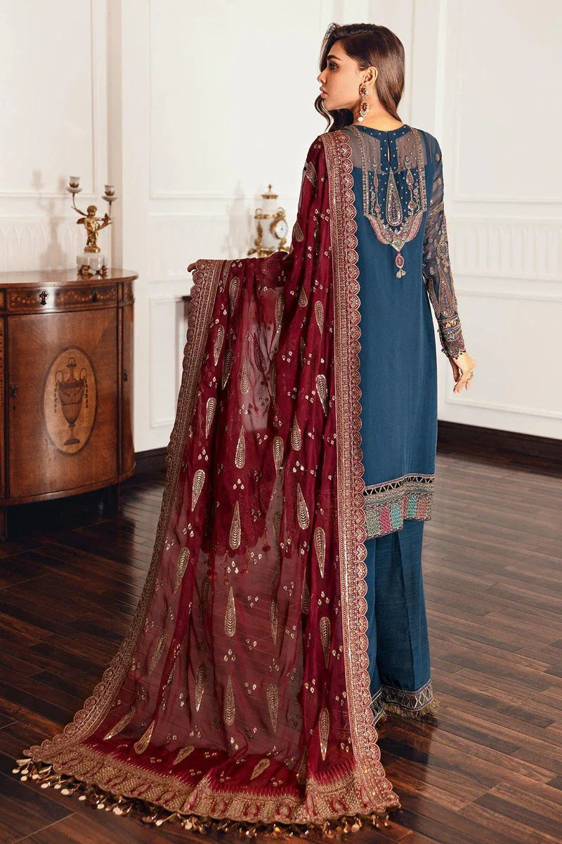 Jazmin | Formals Collection | CHIFFON UC-3049 - Aqsa Fabrics