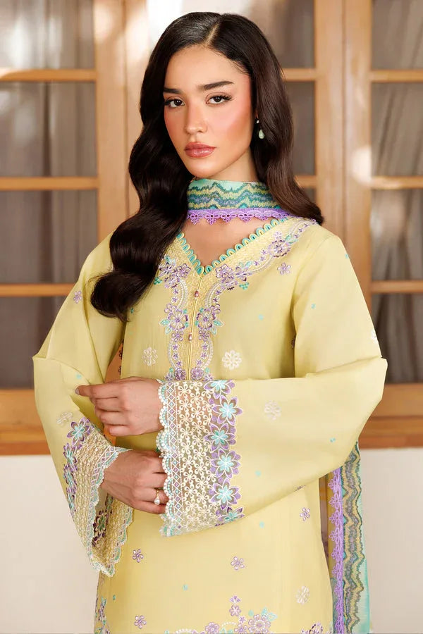 Farasha | Summer Weaves Embroidered Lawn | Daisy Dreams - Aqsa Fabrics