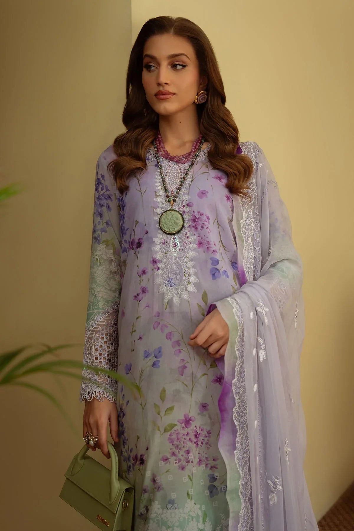 Nureh | Maya Swiss Lawn | NS-148 - Aqsa Fabrics