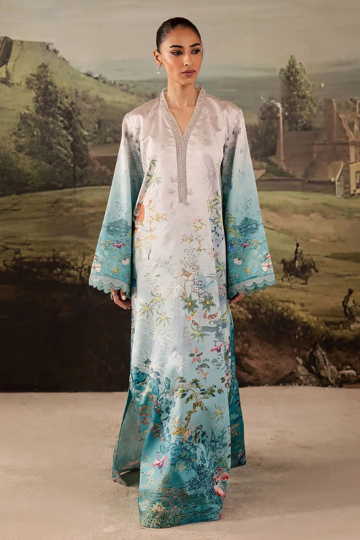 Nureh | Shades of Winter | NP-672 - Aqsa Fabrics