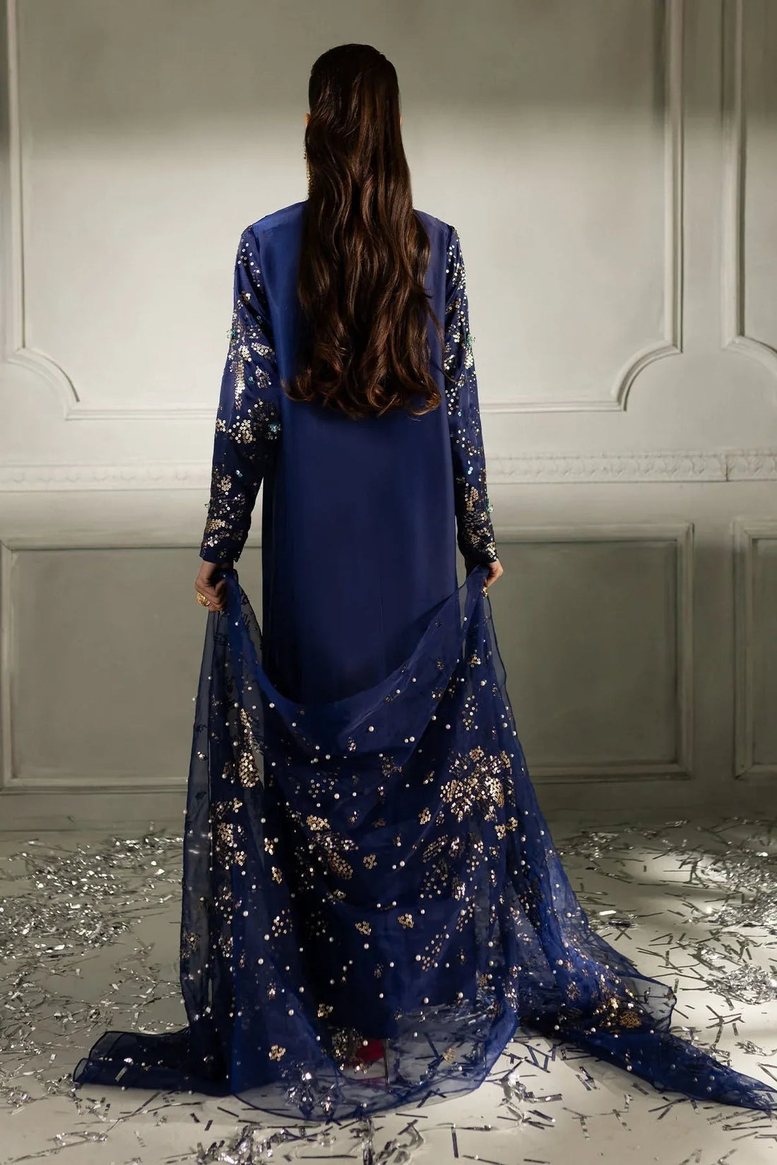 Nureh | Tiny Twinkles | Sunset Sparkle TW-07 - Aqsa Fabrics