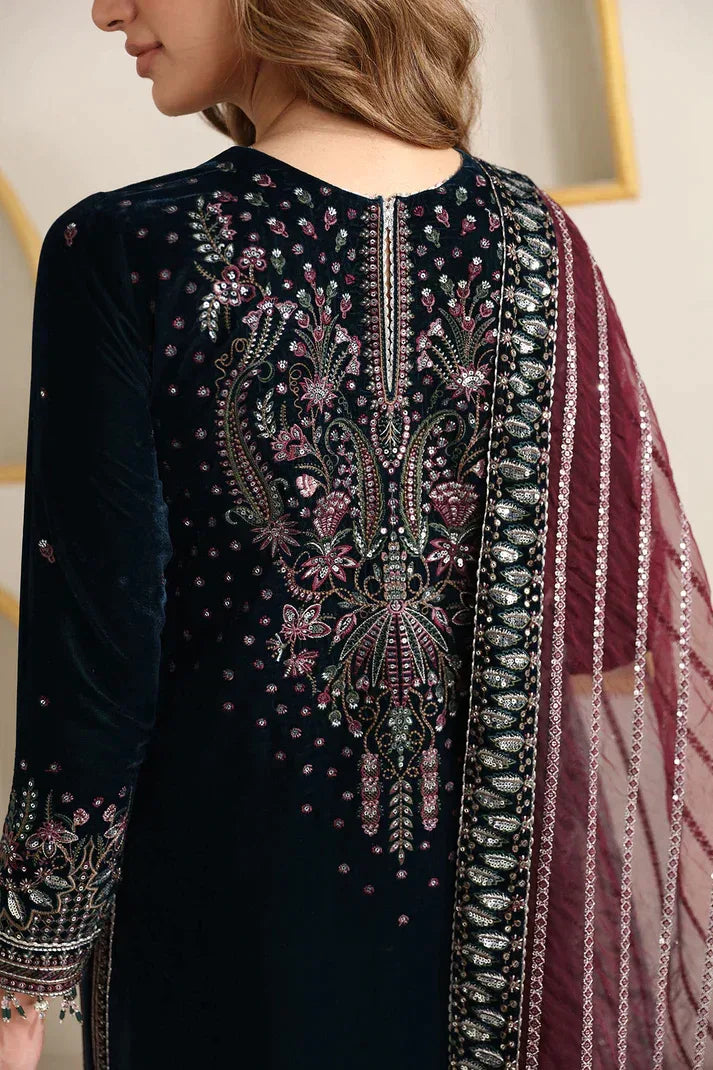 Jazmin | Velvet 23 | VF-2008 - Aqsa Fabrics