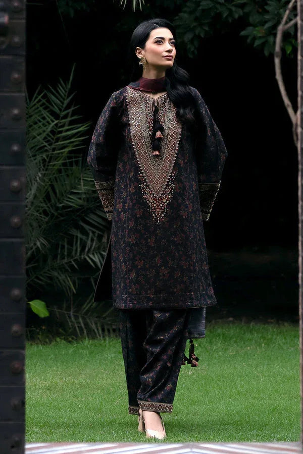Jazmin | Winter Edition 24 | VISCOSE UW-0068 - Aqsa Fabrics
