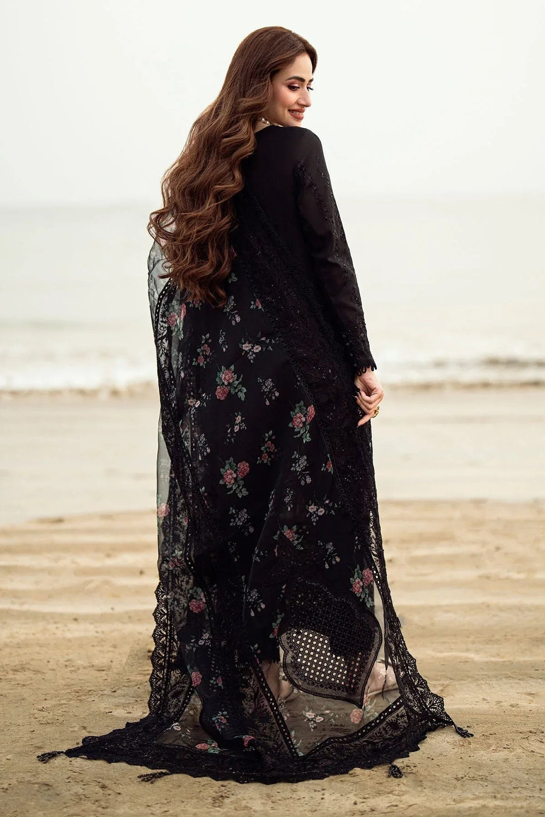 Nureh | Khuwab Luxury Lawn | NE-151 - Aqsa Fabrics