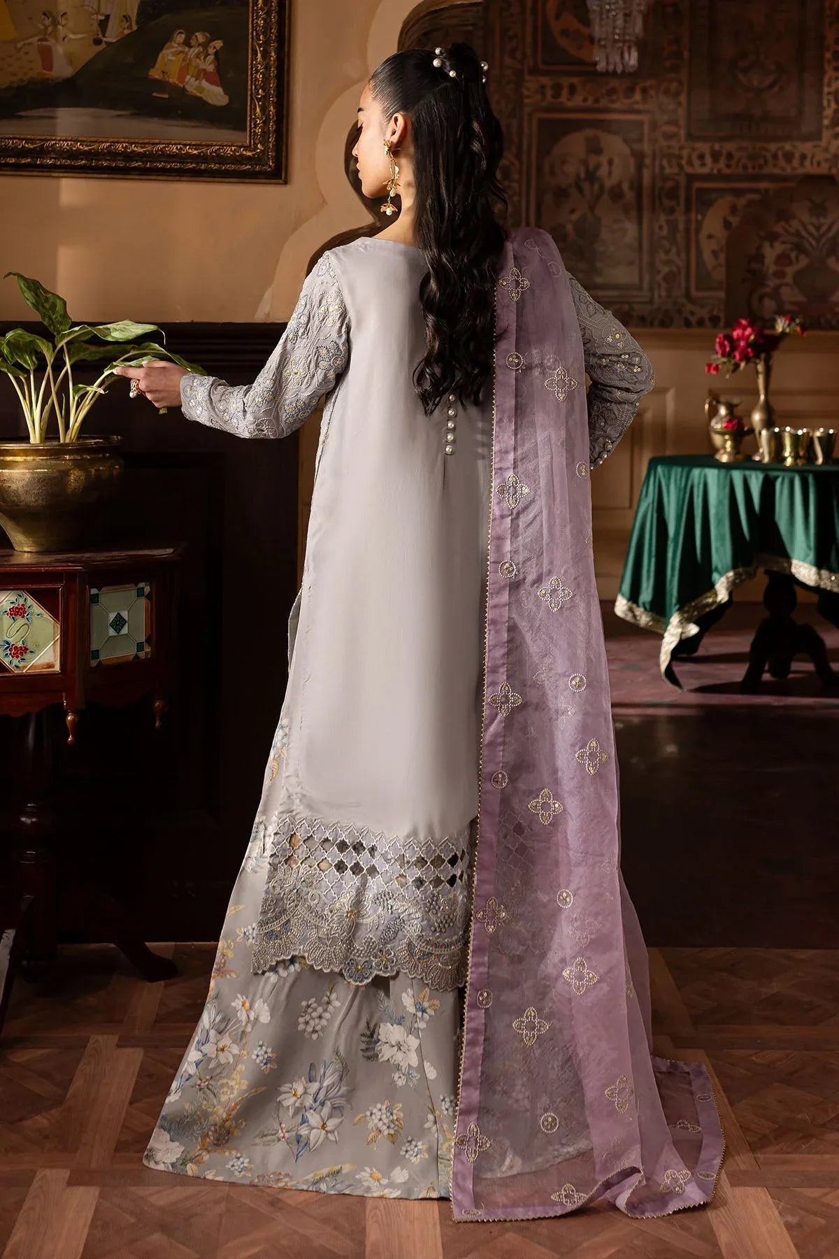 Nureh | Nur Mahal | NE-142 - Aqsa Fabrics