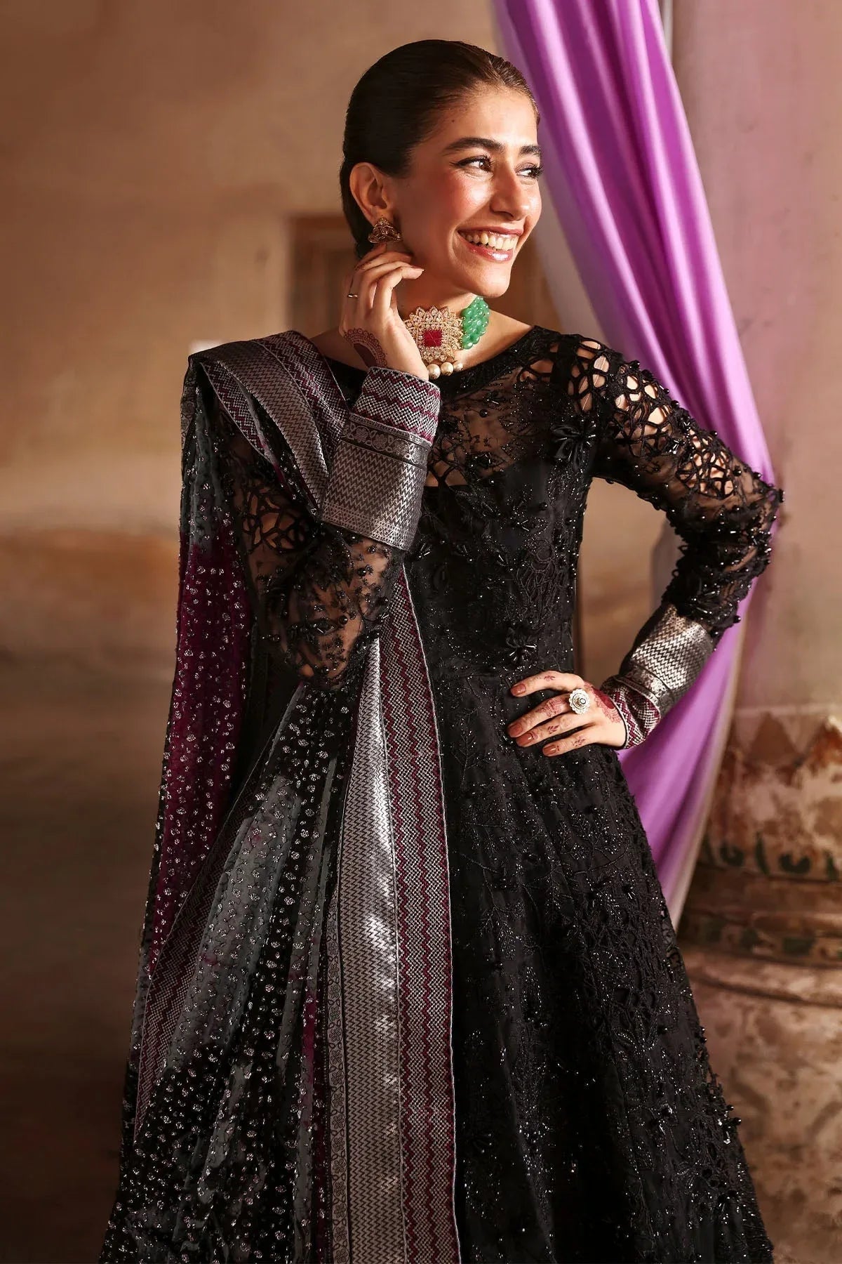 Nureh | Jhoomro Wedding Formals | NL-73 MAYA - Aqsa Fabrics