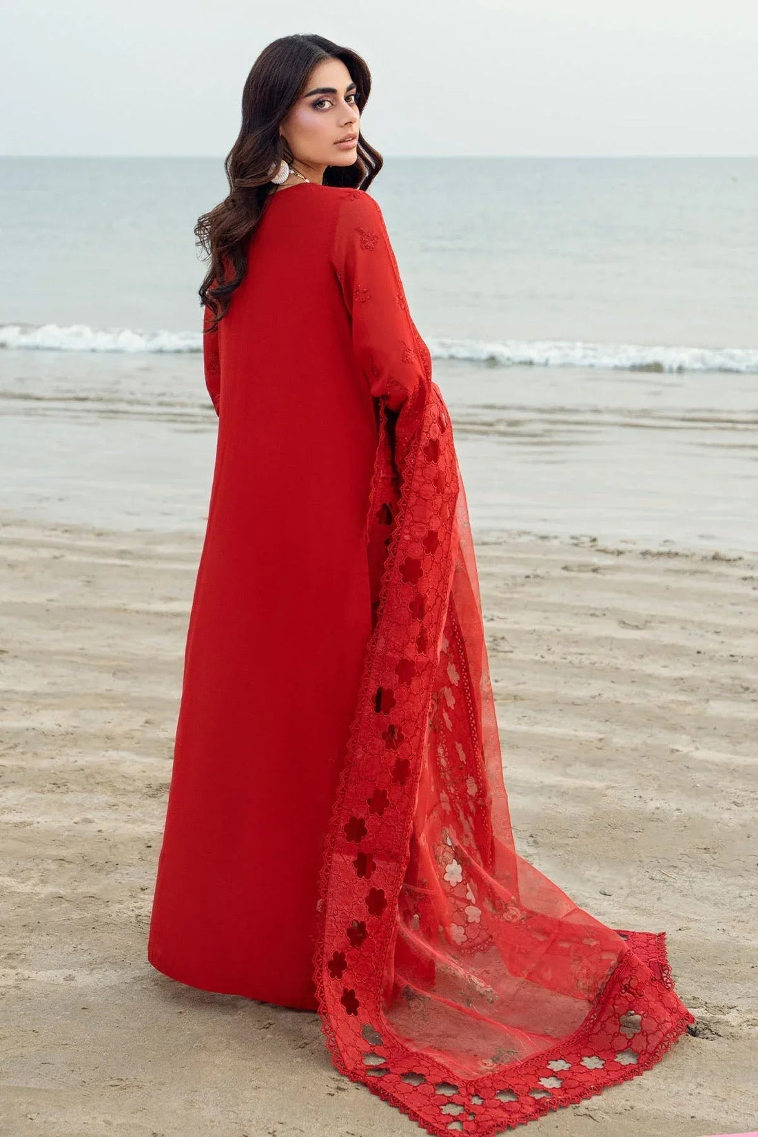 Nureh | Khuwab Luxury Lawn | NE-147 - Aqsa Fabrics