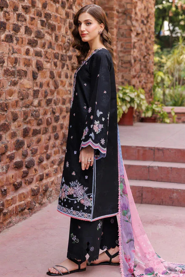 Farasha | Printed Essentials | Sable - Aqsa Fabrics