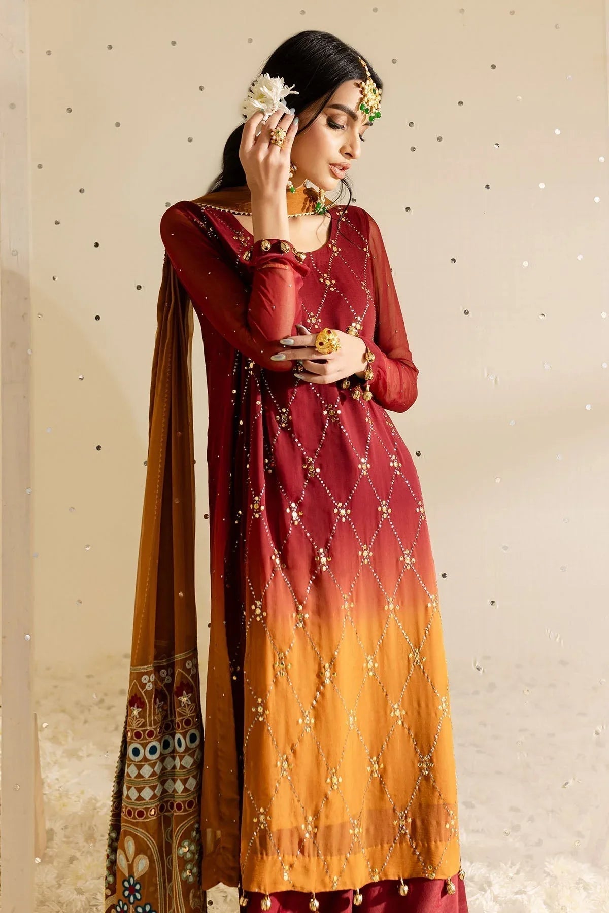 Nureh | Mukeshkari Formals | MK-09 - Aqsa Fabrics