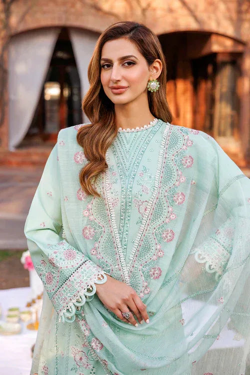 Farasha | Kaavish Lawn 24 | WHISPER MINT - Aqsa Fabrics