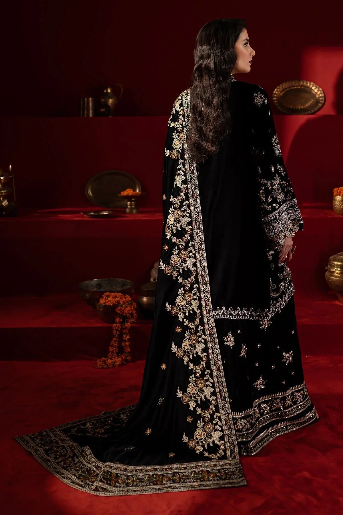 Nureh | Maya Velvet | NW-92 - Aqsa Fabrics