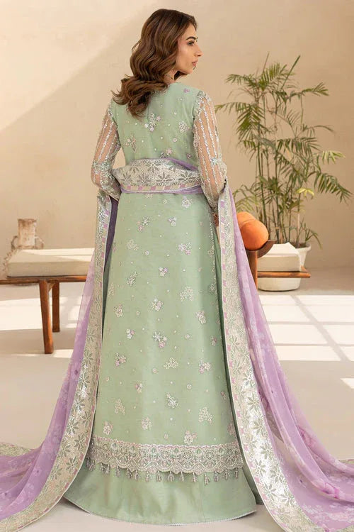 Farasha | Lu Zella Premium Formals 25 | Sage Luxe - Aqsa Fabrics
