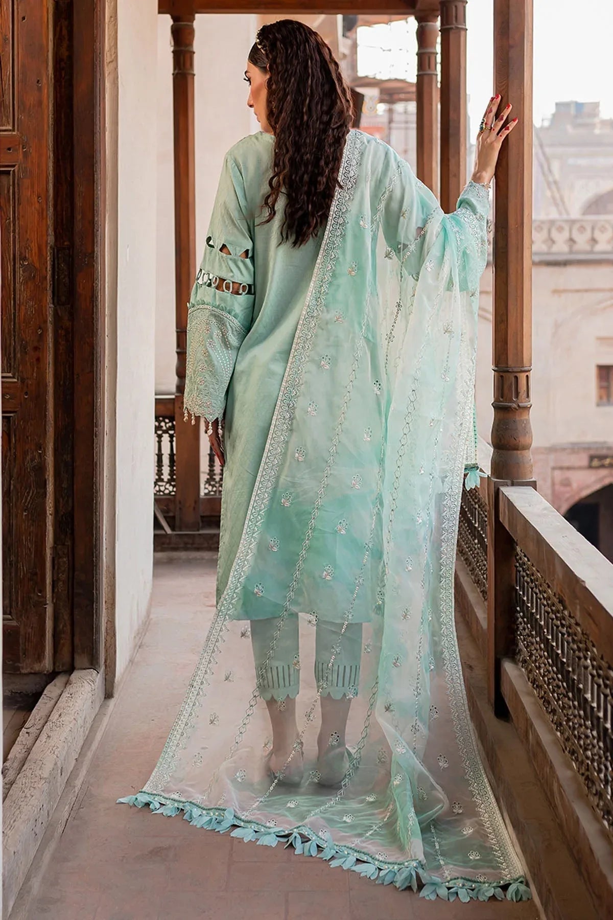 Nureh | Lawn Jacquard | NS-77 - Aqsa Fabrics