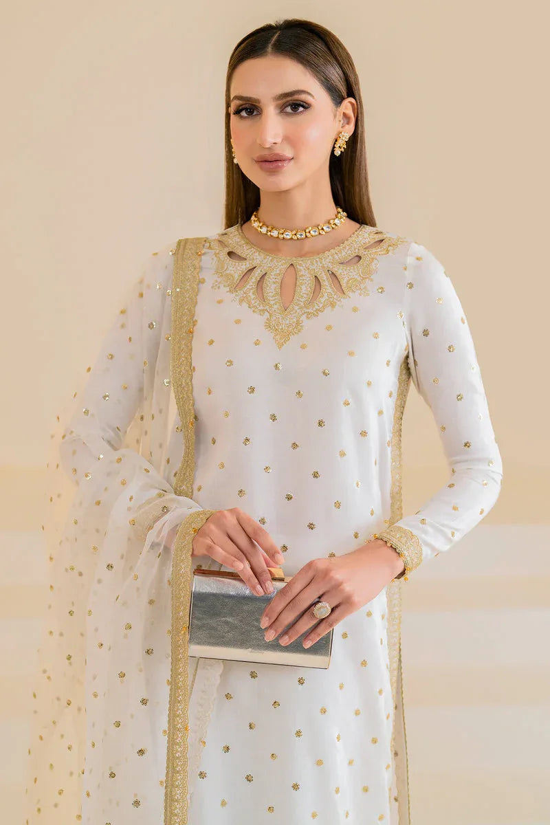 Jazmin | Formals Collection | Raw Silk UR-7020 - Aqsa Fabrics