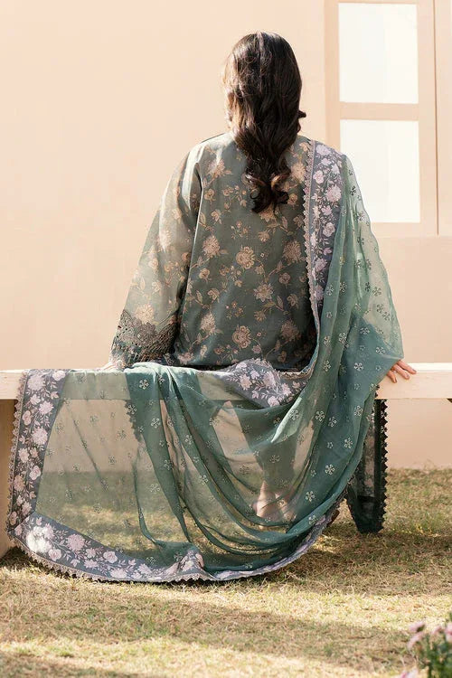 Baroque | Luxury Pret 24 | LAWN UF-599 - Aqsa Fabrics