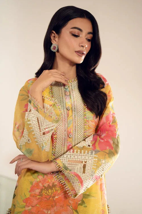 Baroque | Luxury Pret 24 | COTTON PATTI UF-509 - Aqsa Fabrics