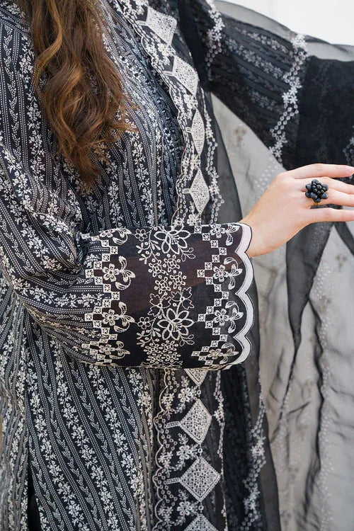 Baroque | Luxury Pret 24 | LAWN UF-573 - Aqsa Fabrics