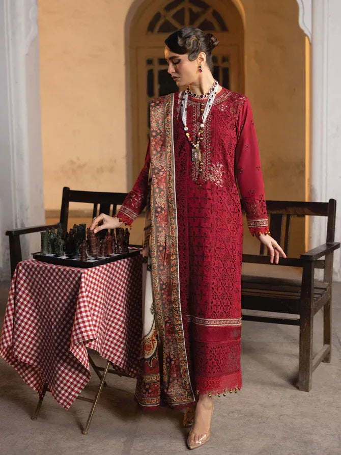 Faiza Faisal | Maya Luxury Lawn | Elif - Aqsa Fabrics