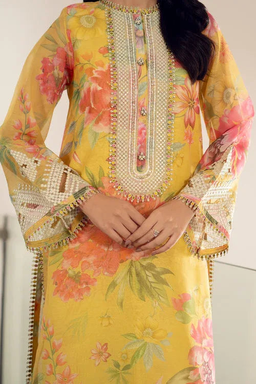 Baroque | Luxury Pret 24 | COTTON PATTI UF-509 - Aqsa Fabrics