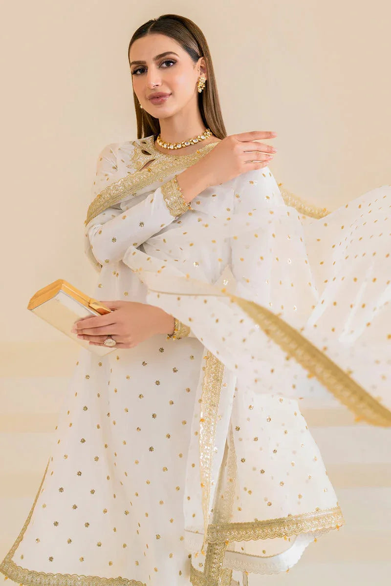 Jazmin | Formals Collection | Raw Silk UR-7020 - Aqsa Fabrics