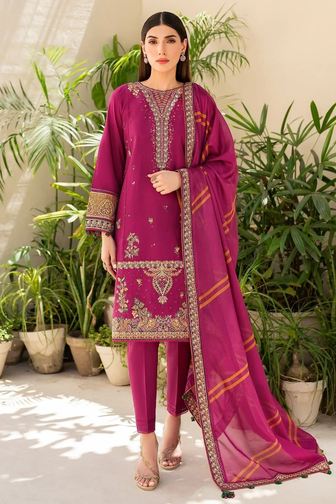Jazmin | Irish Lawn SS 24 | D10 - Aqsa Fabrics