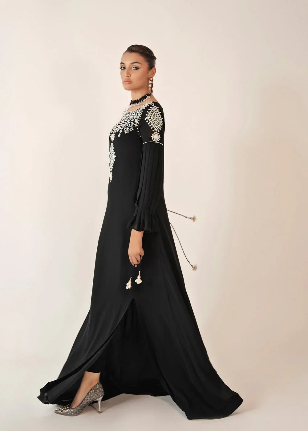 Dastoor | Euphoria Luxury Pret 24 | Noir - Aqsa Fabrics