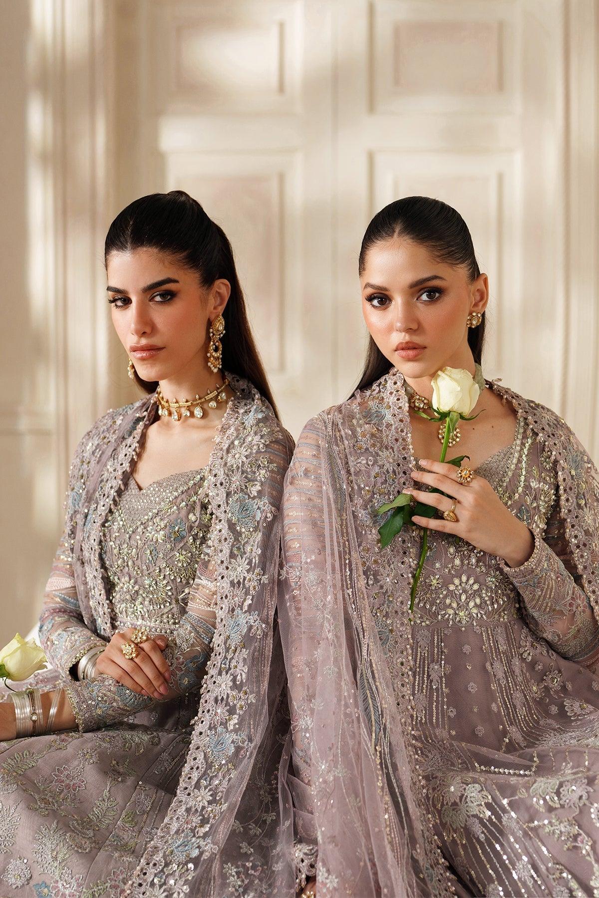 EMBROIDERED NET CH14-04 STITCHED