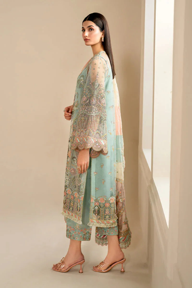 Baroque | Formal Collection | NET UF-620 - Aqsa Fabrics