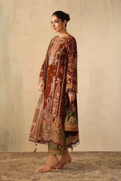 Baroque | Velvet 25 | UF-4317 - Aqsa Fabrics