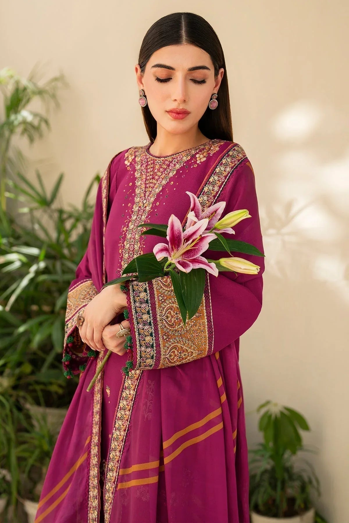 Jazmin | Irish Lawn SS 24 | D10 - Aqsa Fabrics