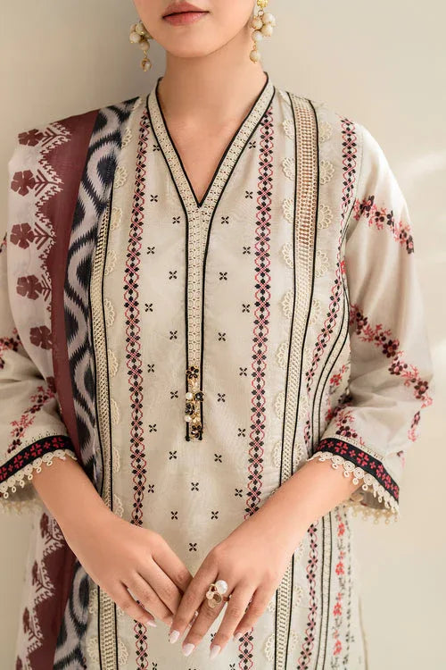 Baroque | Luxury Pret 24 | LAWN UF-678 - Aqsa Fabrics